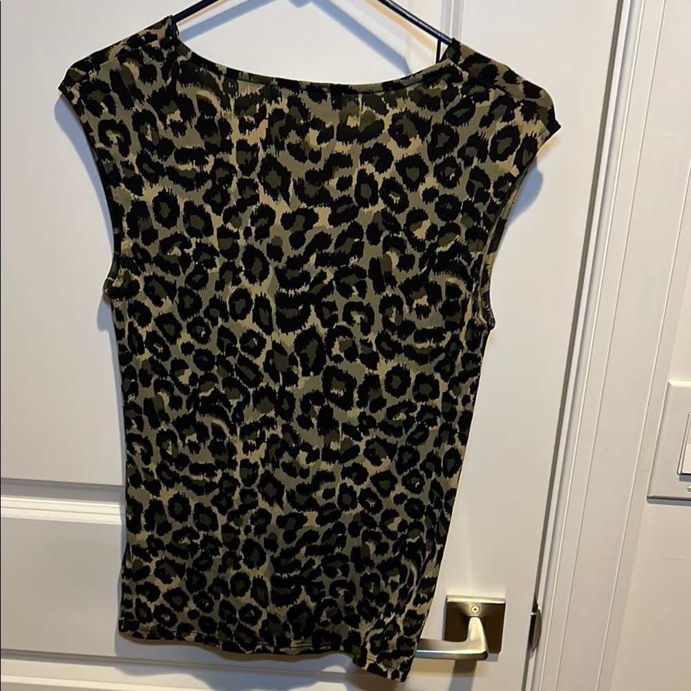 Michael Kors Black Fitted Blouse with cowl neck - Picture 3 of 3